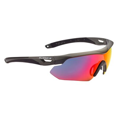 12983 Nighthawk Sports-lunettes de sport gris foncé mat/noir