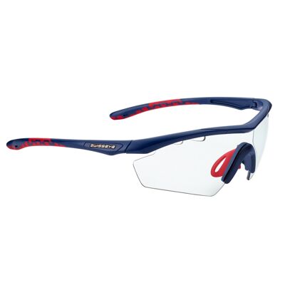 Sports glasses Solena-dark blue matt / warm red