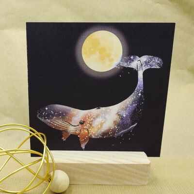 Greeting Card Whale