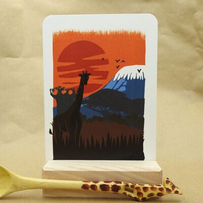 Greeting Card Giraffe