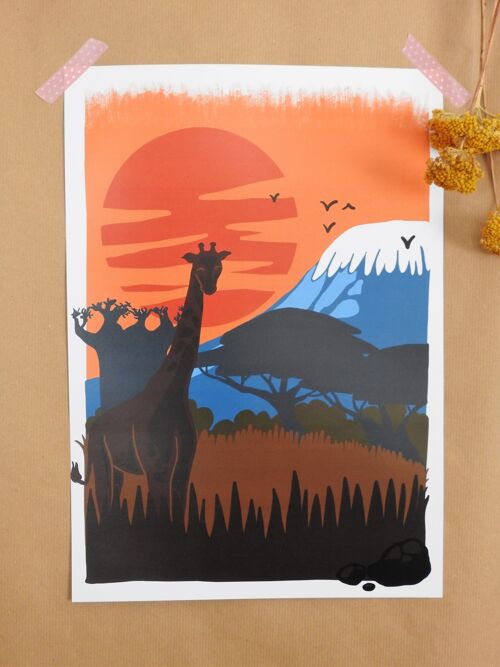 Poster Giraffe