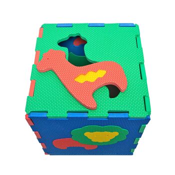 Tapis puzzle Hakuna Mat pour bébé « Animaux de safari » 1,2 x 0,9 m 8
