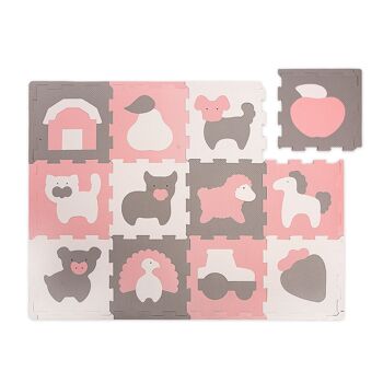 Tapis puzzle Hakuna Mat pour bébé «Ferme» 1,2 x 0,9 m 1