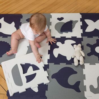 Tapis puzzle Hakuna Mat pour bébé «Sea World» 1,2 x 0,9 m 5