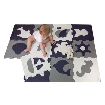 Tapis puzzle Hakuna Mat pour bébé «Sea World» 1,2 x 0,9 m 9
