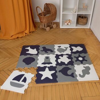 Tapis puzzle Hakuna Mat pour bébé «Sea World» 1,2 x 0,9 m 14