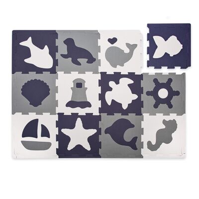 Hakuna Mat puzzle mat for baby «Sea world» 1.2 x 0.9 m