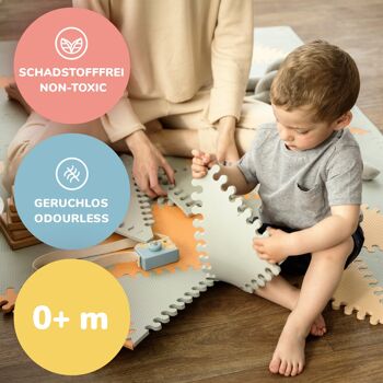 Hakuna Mat grand tapis puzzle pour bébé « Hygge » 1,8 x 1,2 m 4