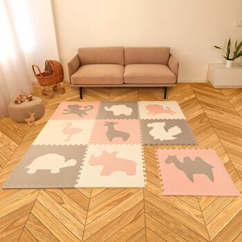 Hakuna Mat grand tapis puzzle pour bébé « Afrique » 1,8 x 1,8 m 10