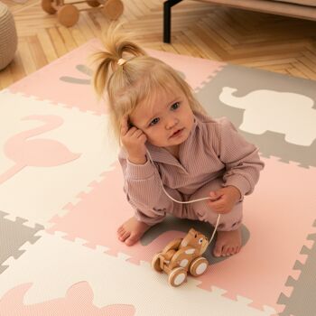 Hakuna Mat grand tapis puzzle pour bébé « Afrique » 1,8 x 1,8 m 6