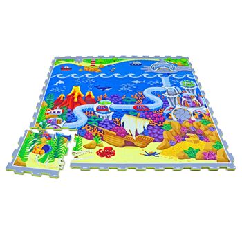 Tapis puzzle Hakuna Mat pour bébé «Ocean Magic» 1,2 x 1,2 m 5