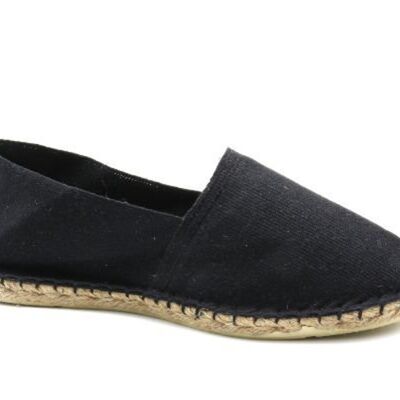 Espadrilles Basque Unies-Noir