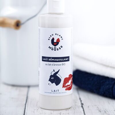 Cleansing milk with organic donkey milk