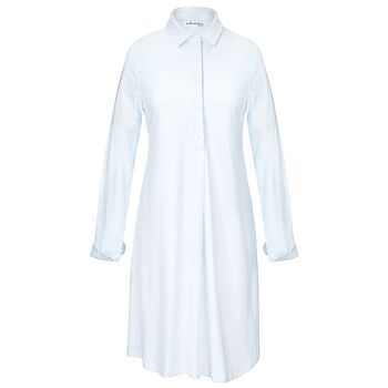 Chemise de nuit classique bleu clair 1