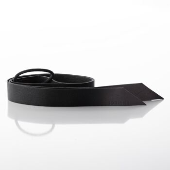Bracelet Cuir Long Noir 7