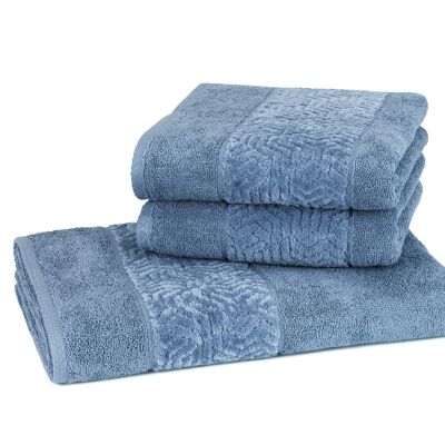 "Safira" towel, blue
