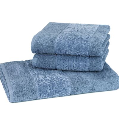 "Safira" bath towel, blue
