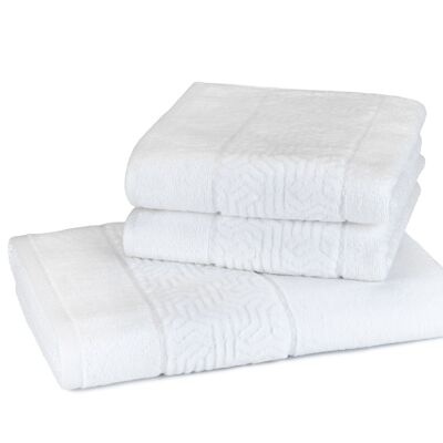 "Safira" towel, white