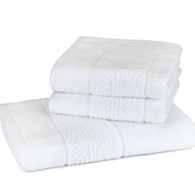 "Safira" towel, white