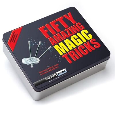 50 boîtes-cadeaux de tours de magie incroyables