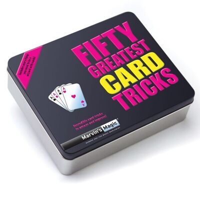 Lata de regalo de 50 trucos de cartas más grandes