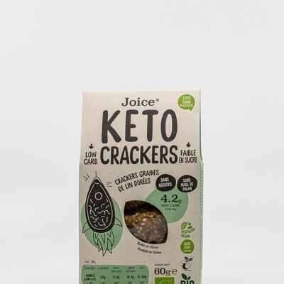 Crackers Keto Graines de lin - bio