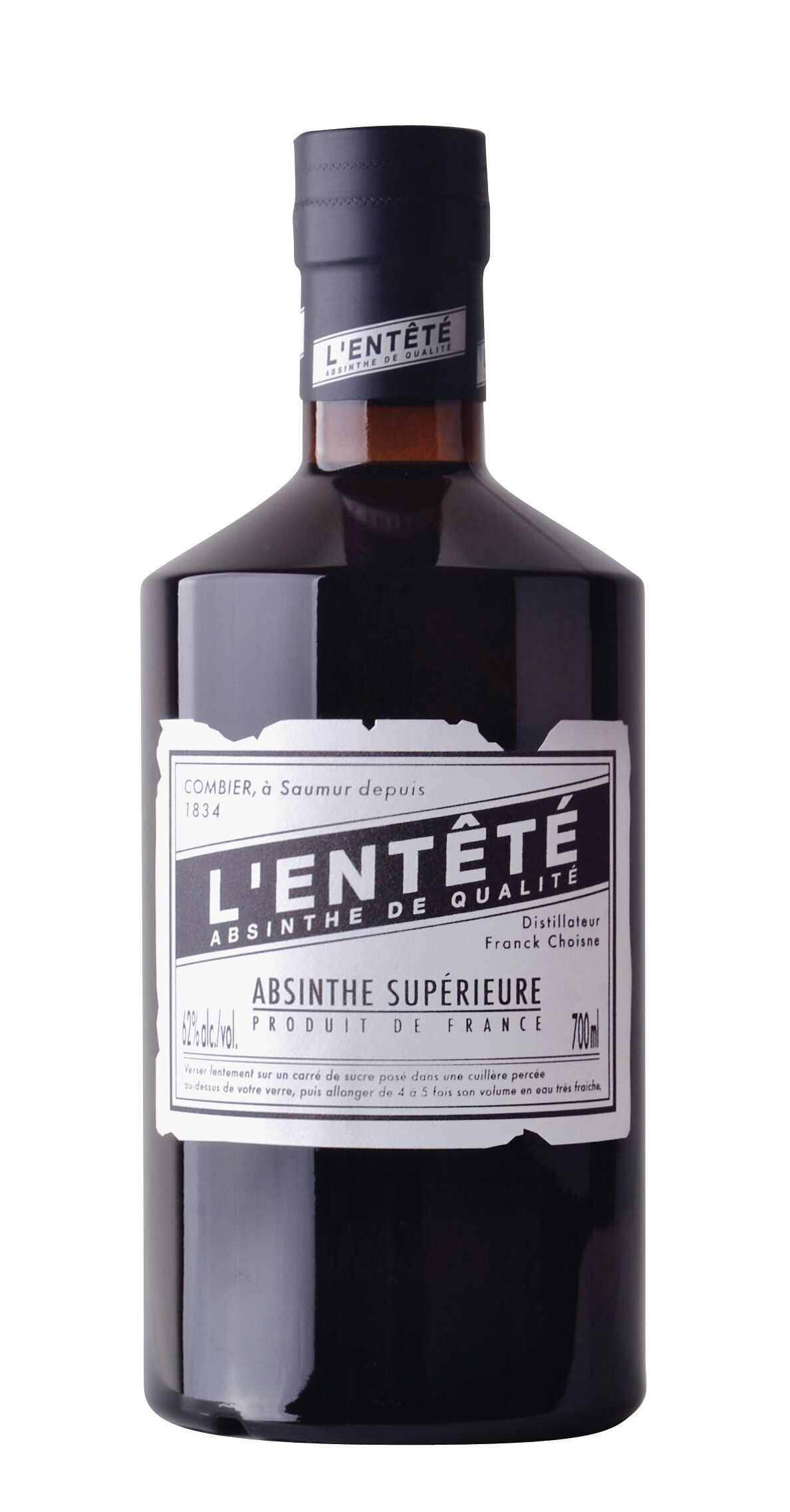 Absinthe L'Entêté - Aniseed - 62°