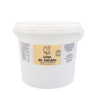 Crema de caramelo con mantequilla salada "Le Salidou" - cubo de 3 kg