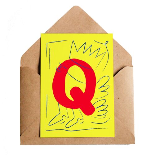 Alphabet Letter Q Queen