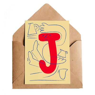 Cruche alphabet lettre J
