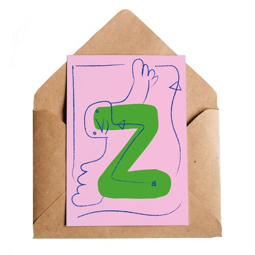 Alphabet Letter Z Zip