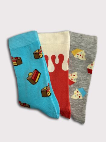 Chaussettes Cake - 3 Paires 4