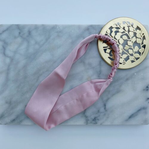 Mulberry Silk Headbands, Pure Silk Headbands - pink