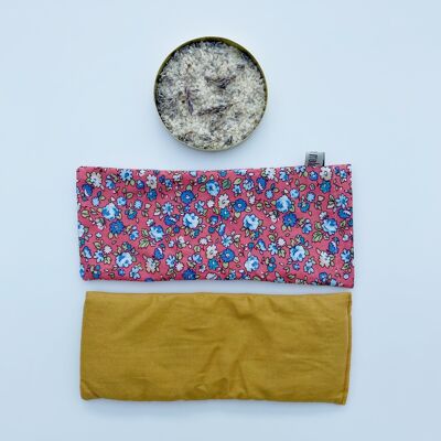 Almohada para ojos de lavanda orgánica, Heat-Pack - pink liberty