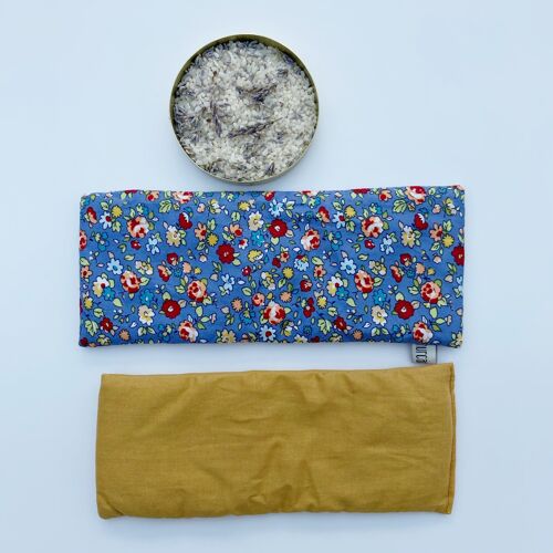 Organic Lavender Eye Pillow, Heat-Pack - blue liberty