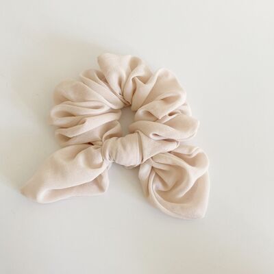 Georgette Petal Bow Hair Ties - powder