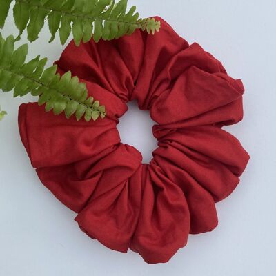 Cotton Medium Scrunchies - rot