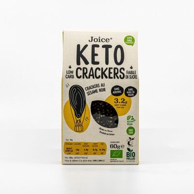 Crackers Keto au sésame noir - bio
