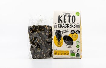 Crackers Keto au sésame noir - bio 3