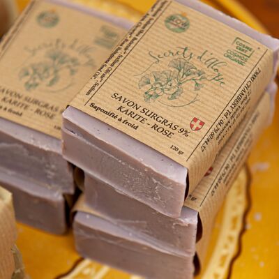 Shea Butter Soap - Rose Certified Organic