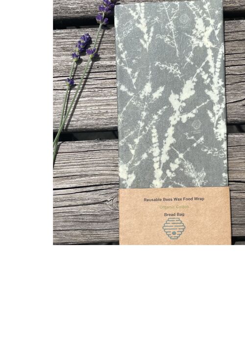 Bees Wax – Organic Cotton Grey Twigs Bread Bag (Copy)