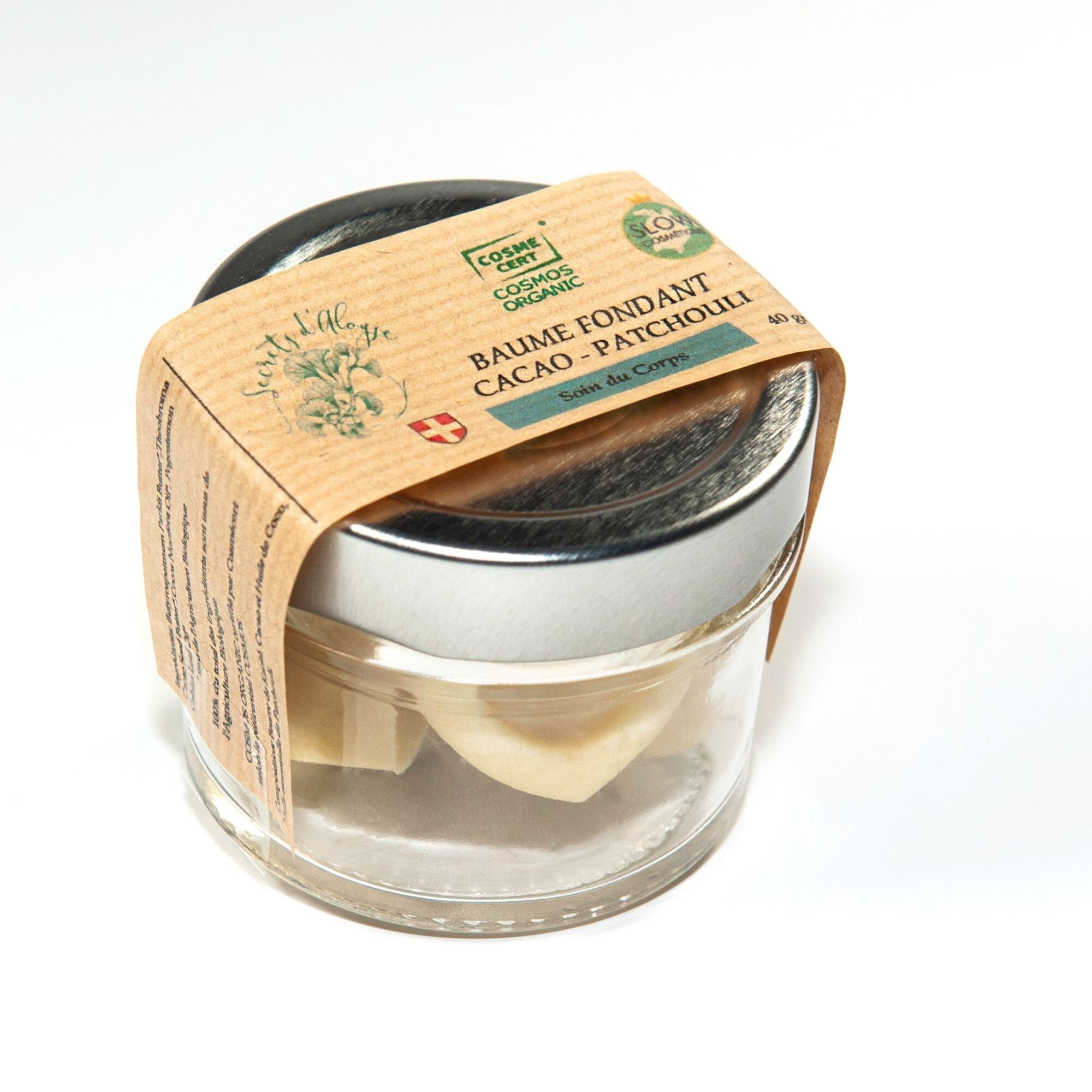 4 Cocoa Fondant Hearts - Certified Organic Patchouli