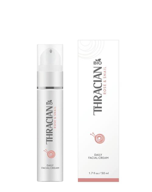 Thracian Bio Rose & Snail Moisturizing Facial Cream