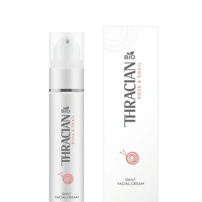 Thracian Bio Rose & Snail Feuchtigkeitsspendende Gesichtscreme