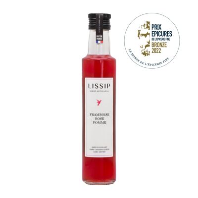 Artisanal Raspberry Rose Apple Syrup - 25cl