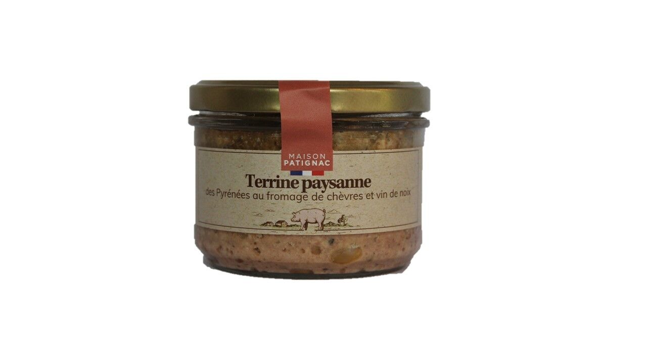 Terrina rustica dei Pirenei con formaggio di capra e vino di noci 180 G