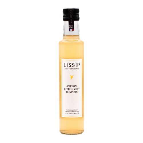 Sirop artisanal Citron Citron vert Romarin - 25cl