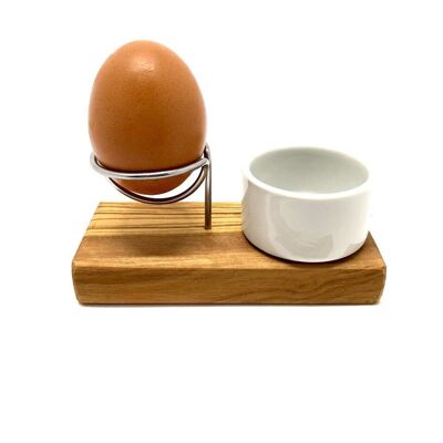 Egg holder DESIGN PLUS made of olive wood