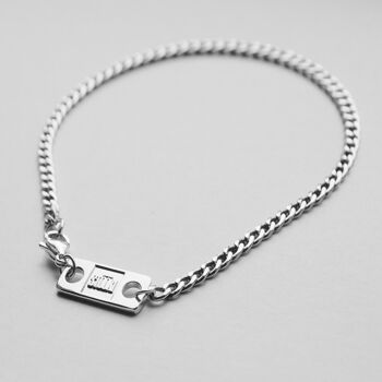 Bracelet HAVANA - Argent - Taille 1 Longueur : environ 9" (22,9 cm) 2