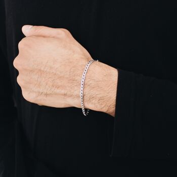 Bracelet HAVANA - Argent - Taille 1 Longueur : environ 9" (22,9 cm) 3